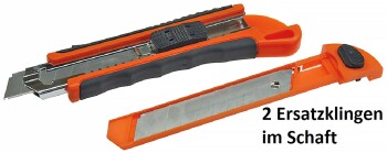 Abbrechmesser mit 18mm-Klinge Ergo-Griff mit Metallschaft...