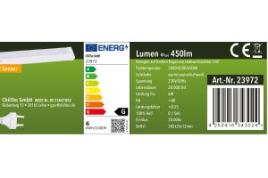 LED Unterbauleuchte Delgada 380 CCT 230V 38cm IR-Sensor 3000k - 6500k