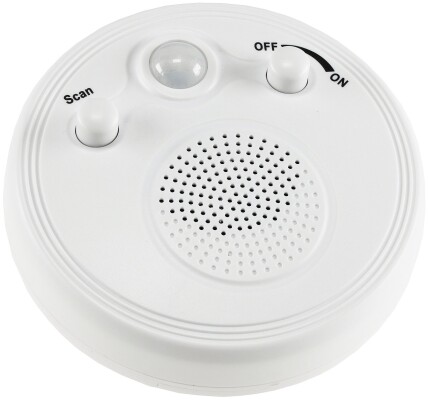 Radio mit Bewegungsmelder FM-Radio Batterie 3x AA 3m Reichweite