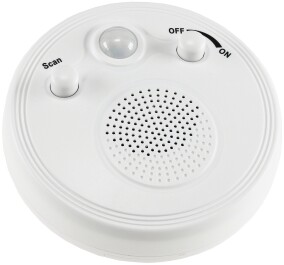 Radio mit Bewegungsmelder FM-Radio Batterie 3x AA 3m...