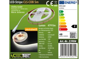LED-Stripe CLS-COB V2 5m neutralweiß 12V 48W  4791 Lumen