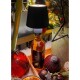 LED Akku Flaschenleuchte warmweiß USB-C ØxH 10x12cm
