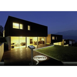 LED Solar LED-Stripe 3m warmweiß 3000K IP44 Dämmerungssensor