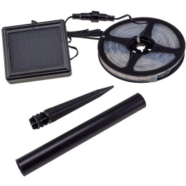 LED Solar LED-Stripe 3m warmweiß 3000K IP44 Dämmerungssensor
