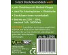 3-fach Steckdosenblock weiß 250V~/ 16A Aufbaumontage mit Klappen