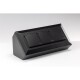 3-fach Steckdosenblock schwarz 250V~/ 16A Aufbaumontage mit Klappen