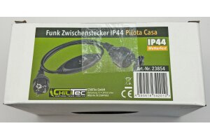 Funk-Steckdose für Pilota Casa IP44 Zwischenstecker 230V 1000Watt