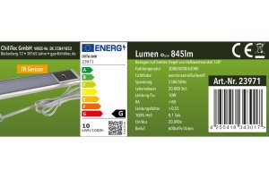 LED Unterbauleuchte Comprido 600 CCT 230V 60cm IR-Sensor 3000k - 6500k