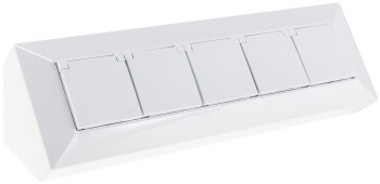 4-fach Steckdosenblock USB-A+C weiß 250V~/ 16A USB...