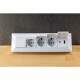 4-fach Steckdosenblock USB-A+C weiß 250V~/ 16A USB 3,1A PD mit Klappen