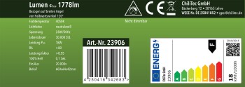 LED Unterbauleuchte Arusha weiß USB A+C PD 60cm Licht neutralweiß