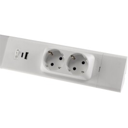 LED Unterbauleuchte Arusha weiß USB A+C PD 60cm Licht neutralweiß