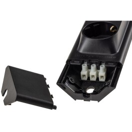 LED Unterbauleuchte Arusha schwarz USB A+C PD 60cm Licht warmweiß