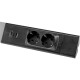 LED Unterbauleuchte Arusha schwarz USB A+C PD 60cm Licht warmweiß