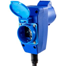 CEE Adapter auf Schutzkontakt-Stecker 230V H07RNF 3G2,5 1,5m Kabel