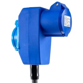 CEE Adapter auf Schutzkontakt-Stecker 230V H07RNF 3G2,5 1,5m Kabel