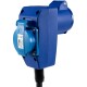 CEE Adapter auf Schutzkontakt-Stecker 230V H07RNF 3G2,5 1,5m Kabel