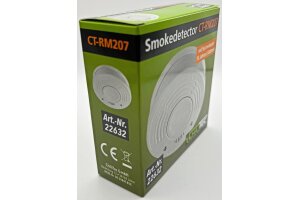 Rauchmelder CT-RM 207 DIN EN14604 integrierte 10 Jahres Lithium-Batterie