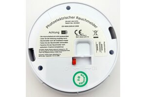 Rauchmelder CT-RM 207 DIN EN14604 integrierte 10 Jahres Lithium-Batterie