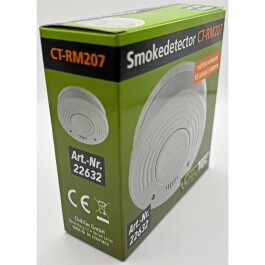 Rauchmelder CT-RM 207 DIN EN14604 integrierte 10 Jahres Lithium-Batterie