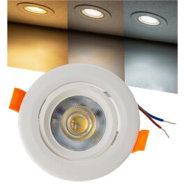 LED-Einbauleuchte Flat-36 CCT 5W 3000/4000/6500K schwenkbar