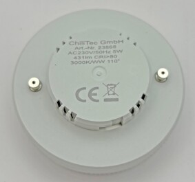 LED Leuchtmittel GX53 XH 50 warmweiß 5W 431lm Ø75x25mm 120° 3000k