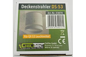 Aufbauleuchte DS-53 für GX53 Leuchtmittel Weiß matt
