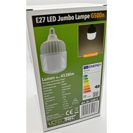 LED Jumbo Lampe E27 50W G500n 4538lm 4000K,neutralweiß ØxH 12x21,5cm
