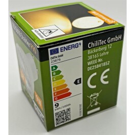 LED Strahler GU10 P90 3061k 840lm 230V/9W 38° warmweiß