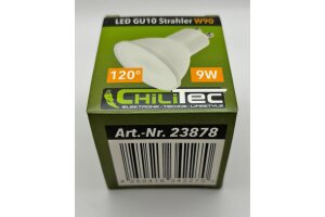 LED Strahler GU10 W90 3030k 825lm 230V/9W 100° warmweiß