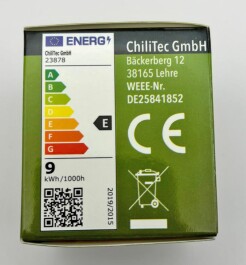 LED Strahler GU10 W90 3030k 825lm 230V/9W 100° warmweiß