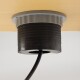 Schreibtisch-Einbausteckdose 3x +USB A+C versenkbar Edelstahl-Ausführung rund