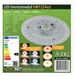 LED Umrüstmodul UM1224cct für Leuchten Ø 17cm 12-18-24W Magnethalter