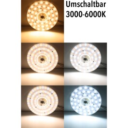 LED Umrüstmodul UM36cct für Leuchten Ø 23cm 36W Magnethalter