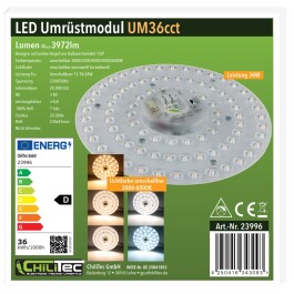 LED Umrüstmodul UM36cct für Leuchten Ø 23cm 36W Magnethalter