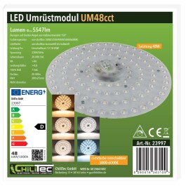 LED Umrüstmodul UM48cct für Leuchten Ø 30cm 48W Magnethalter