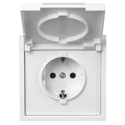 Schutzkontakt-Steckdose McPower Shallow 250V/16A UP IP44 Steckanschluss