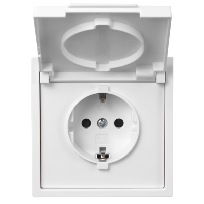 Schutzkontakt-Steckdose McPower Shallow 250V/16A UP IP44 Steckanschluss