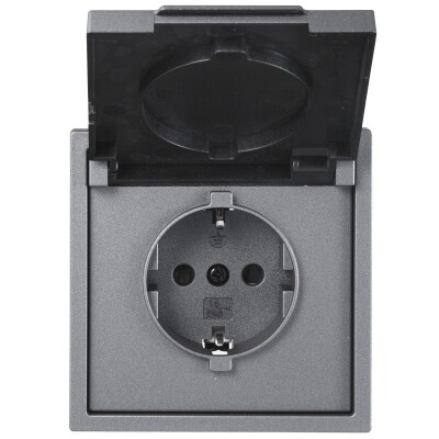 Schutzkontakt-Steckdose McPower Shallow 250V/16A UP IP44 Steckanschluss