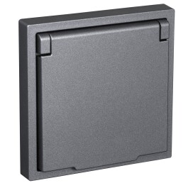 Schutzkontakt-Steckdose McPower Shallow 250V/16A UP IP44 Steckanschluss