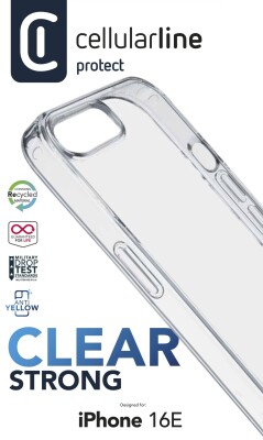 Cellularline Clear Strong Case für Apple iPhone 16E