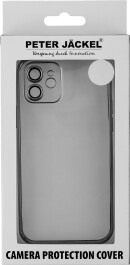 PETER JÄCKEL CAMERA PROTECT COVER Dark Grey Chrome für Apple iPhone 16