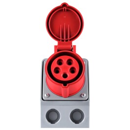 CEE-Kombi-Wanddose McPower 1x Schutzkontakt 1x CEE 16A IP44