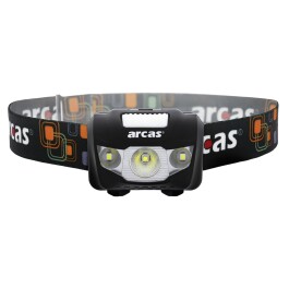 LED-Kopflampe ARCAS 5W 4+3 Funktionen 160lm inkl. Batterien
