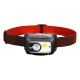 LED-Kopflampe ARCAS mit Sensor wiederaufladbar 9W
