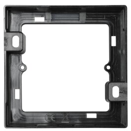 Aufputz-Rahmen McPower Flair 80x80x35mm mit Montagebohrung anthrazit