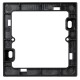 Aufputz-Rahmen McPower Flair 80x80x35mm mit Montagebohrung matt schwarz