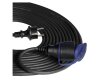 Netzkabel Schutzkontakt-Verlängerung 20m 3x1,5mm² IP44 schwarz