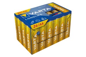 Mignon-Batterie VARTA Longlife Alkaline TypAA/LR6 1,5V...