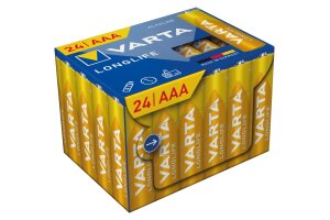 Micro-Batterie VARTA Longlife Alkaline Typ AAA/LR03 1,5V...